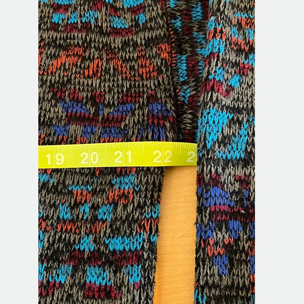 VINTAGE 90'S - Men's Cardigan - Geo Pattern - Picture 6 of 13